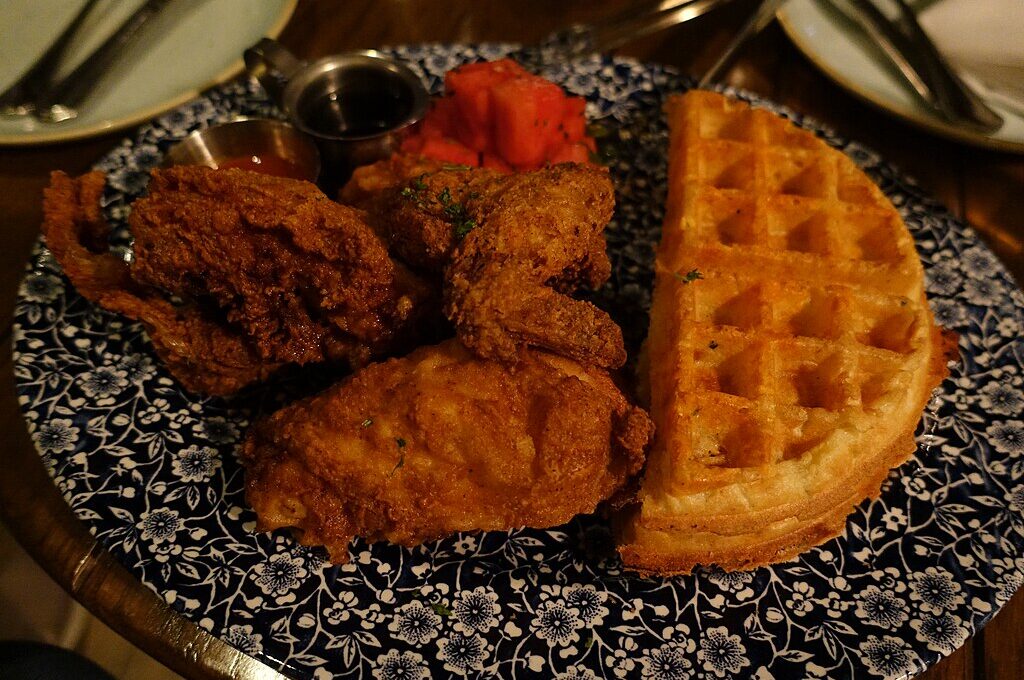 yardbird Las Vegas chicken and waffles